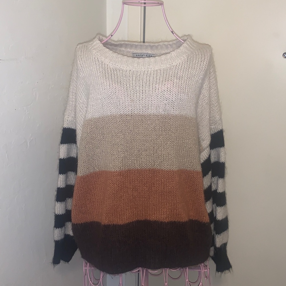 Angel Kiss Women's Crew Neck Sweater- Small